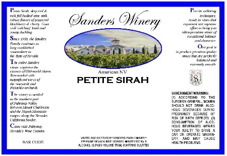 Petite Sarah PETITE SIRAH